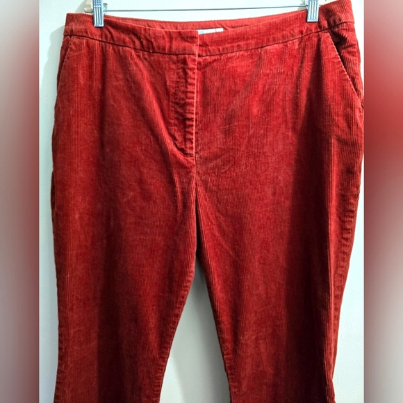 Boden Sienna Brown Cordouroy Flare Pants size 16L - Picture 4 of 16